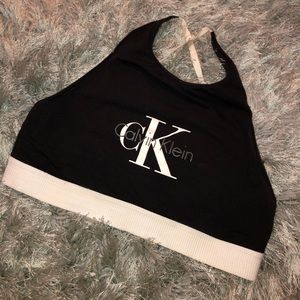 CALVIN KLEIN LOUNGE BRA/CROP TOP